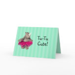 Rhino Green Baby Shower Invitation Card