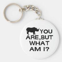 Rhino You Are Keychains