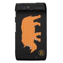 Rhinoceros and polka dots droid RAZR cover