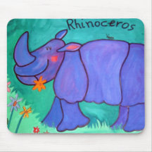 Rhinoceros Mouse Pad