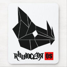 rhinoceros mousepad