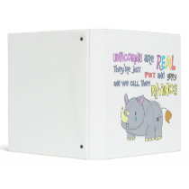 rhinos are just ugly unicorns binder