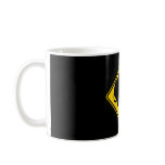 RHINOS CROSSING ROAD SIGN COFFEE MUGS