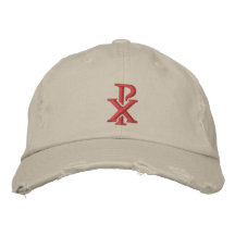 Rho catholique de Chi Casquette Brodée