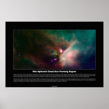 Rho Ophiuchi Cloud Star Forming Region Poster