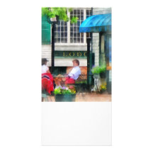 Rhode Island - Cafe Newport RI Personalized Photo Card