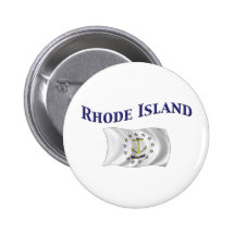 Rhode Island Flag Buttons