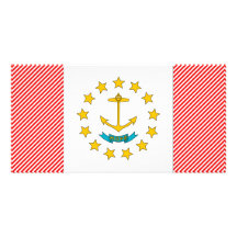 Rhode Island Flag Photo Greeting Card