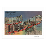 Rhode Island (State Capital/Flower) Post Cards