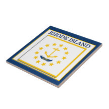 Rhode Island State Flag Design Tile