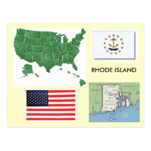 Rhode Island, USA Postcard