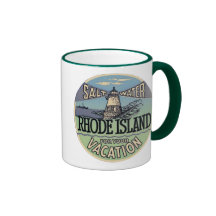 Rhode Island Vintage Travel Mugs