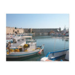 Rhodes, Greece Harbour Postcard