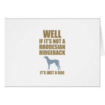 Rhodesian Ridgeback Cards