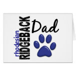Rhodesian Ridgeback Dad 2 Card