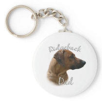 Rhodesian Ridgeback Dad 2 Keychain
