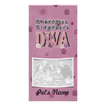 Rhodesian Ridgeback DIVA Photo Card