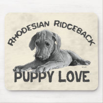 Rhodesian Ridgeback Drawing mousepads