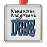 Rhodesian Ridgeback DUDE Christmas Tree Ornament