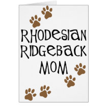Rhodesian Ridgeback Mom