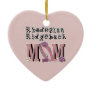 Rhodesian Ridgeback MOM Christmas Ornament