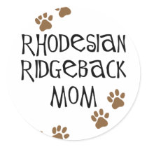 Rhodesian Ridgeback Mom