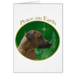 Rhodesian Ridgeback Peace Cards