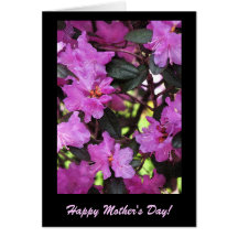 Rhododendrons for Mother's Day Greeting Card