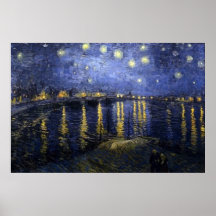 Rhone By Vincent Van Gogh Poster