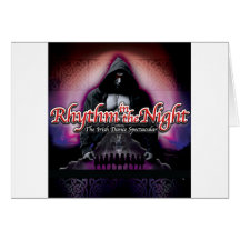 Rhythm in the Night Greeting Card