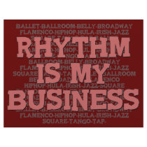 Rhythm Is My Business Flyer Design