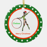 Rhythmic Gymnast Ornament Personalize