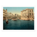 Rialto Bridge and Grand Canal, Venice, Italy Post Cards