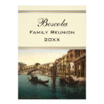 Rialto Bridge I, Venice, Italy Family Reunion Personalized Invites