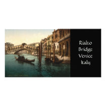 Rialto Bridge I, Venice, Italy Custom Photo Card