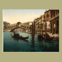 Rialto Bridge I, Venice, Italy postcards