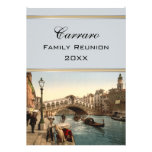 Rialto Bridge II, Venice, Italy Family Reunion Custom Invitation