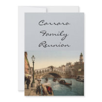 Rialto Bridge II, Venice, Italy Invite