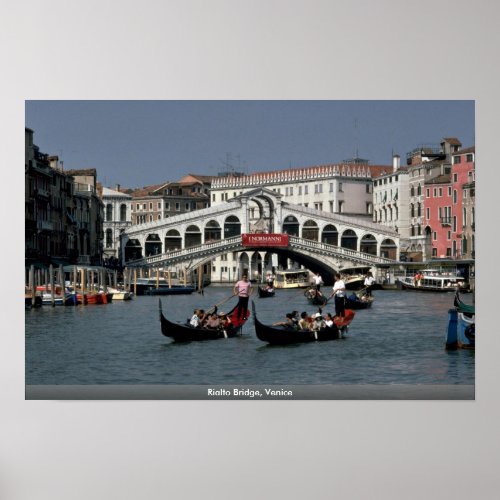 Rialto Bridge, Venice zazzle_print