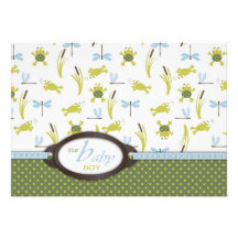 Ribbit Invitation Card