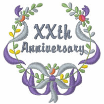 Ribbon and Floral -  Customize Anniversary