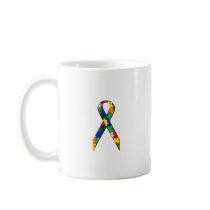 Ribbon Autismo Awareness Mug