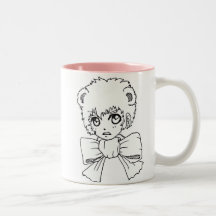 Ribbon-Fluff Mugs