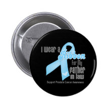 Ribbon For My Father-in-Law - Prostate Cancer Buttons