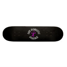 Ribbon (humanized) Black Skate Board Deck
