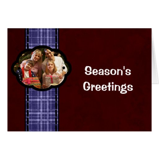 Ribbon Photo Greeting Greeting Card