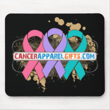 Ribbons For a Cause - CancerApparelGifts.Com Mousepad