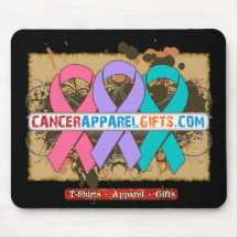 Ribbons For a Cause v2 - CancerApparelGifts.Com Mouse Pad