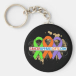 Ribbons For a Cause v3 by CancerApparelGifts.Com keychains