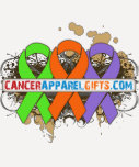 Ribbons For a Cause v3 by CancerApparelGifts.Com t-shirts